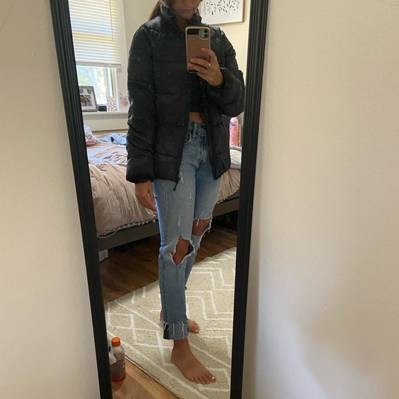 Camo Print Puffer Coat - Picture 3 of 5